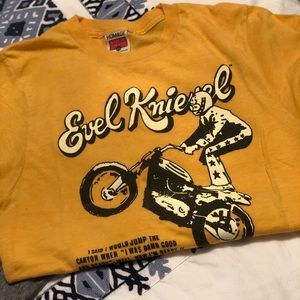 Homage x2 XS vintage inspired tee’s worn 1x